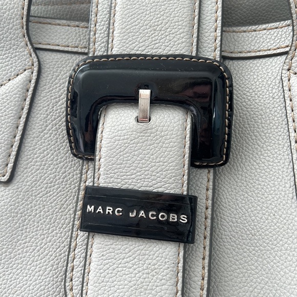 Marc Jacobs Leather Tote with Patent Buckle - Picture 2 of 7